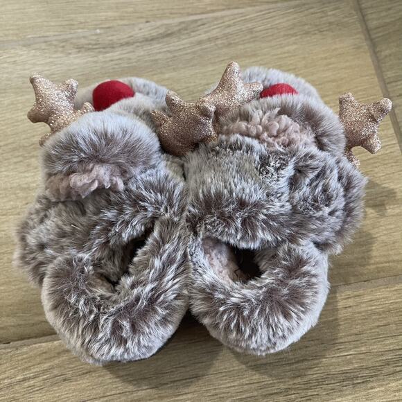 Next Fuzzy Rudolph Reindeer Slippers - Picture 4 of 5